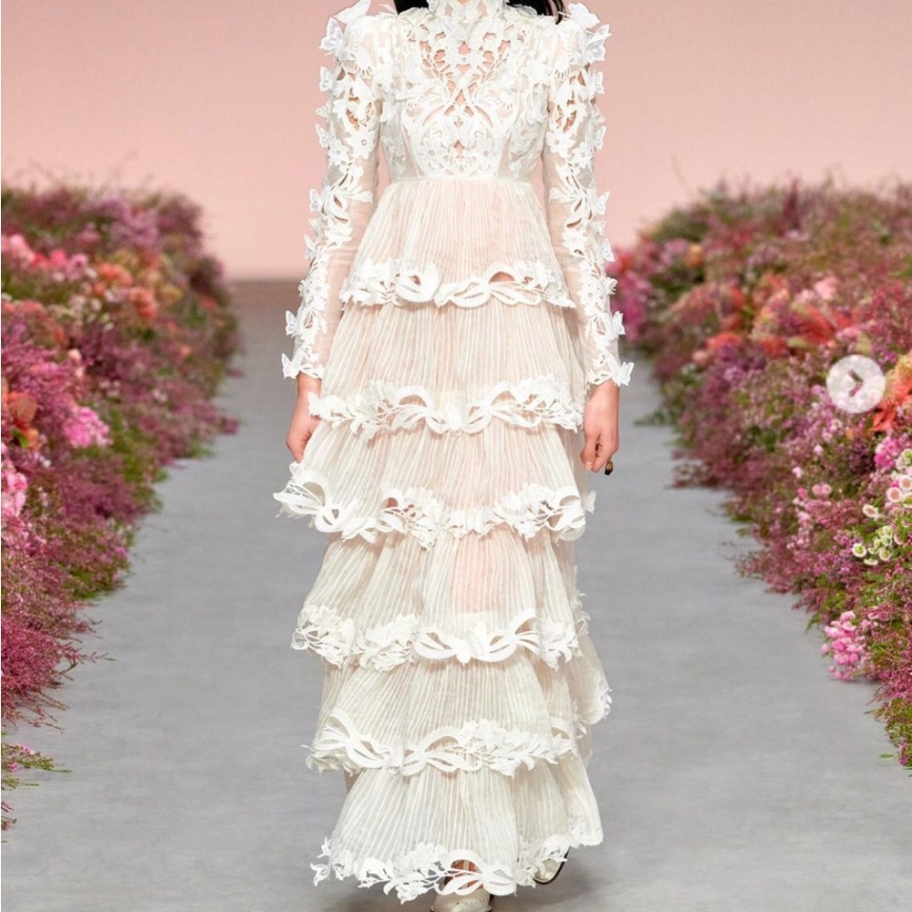 ZIMMERMANN LUMINOUS EMBROIDERED GOWN - Picture 15 of 16